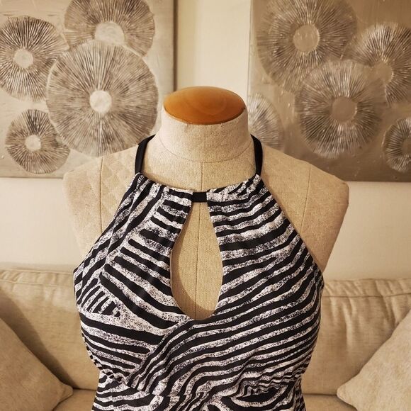 Raisins Curve Mombasa Print Underwire Tankini 16W - Picture 3 of 10